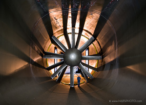 Nasa 7 x 10 Wind Tunnel Upstream • HAER Photograph